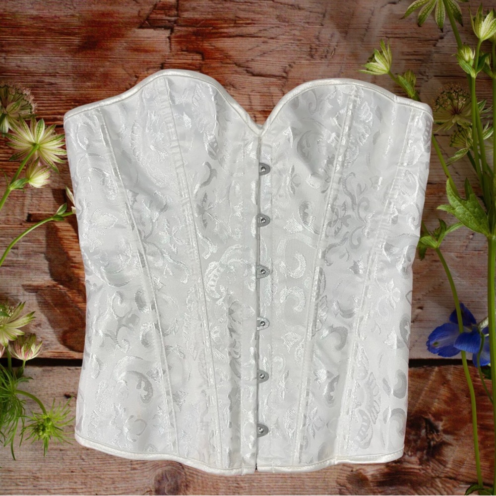 White, XS corset